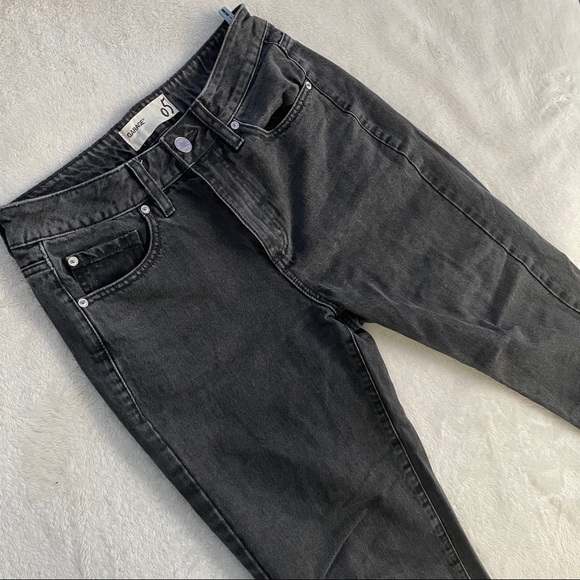 Garage Faded Black High Waisted Mom Jeans - Picture 3 of 3